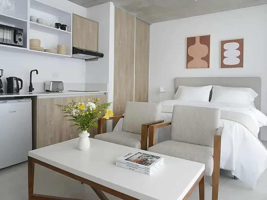(#604) Studio en Palermo HW - Mesa Baja Pisos Altos